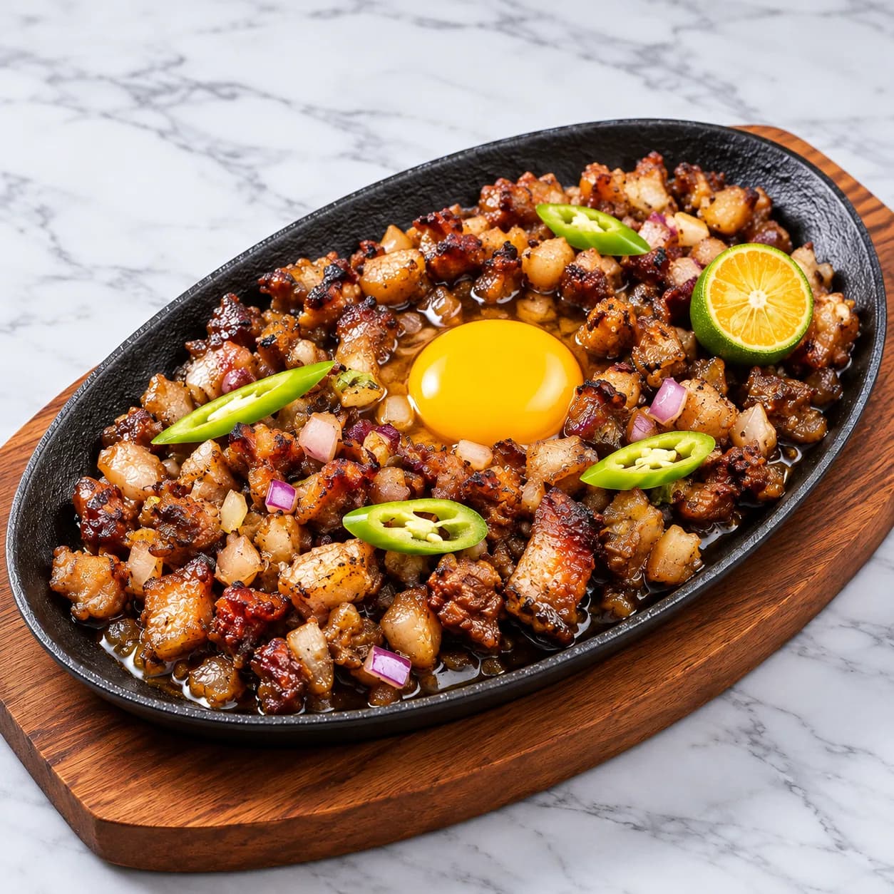 Schweine-Sisig